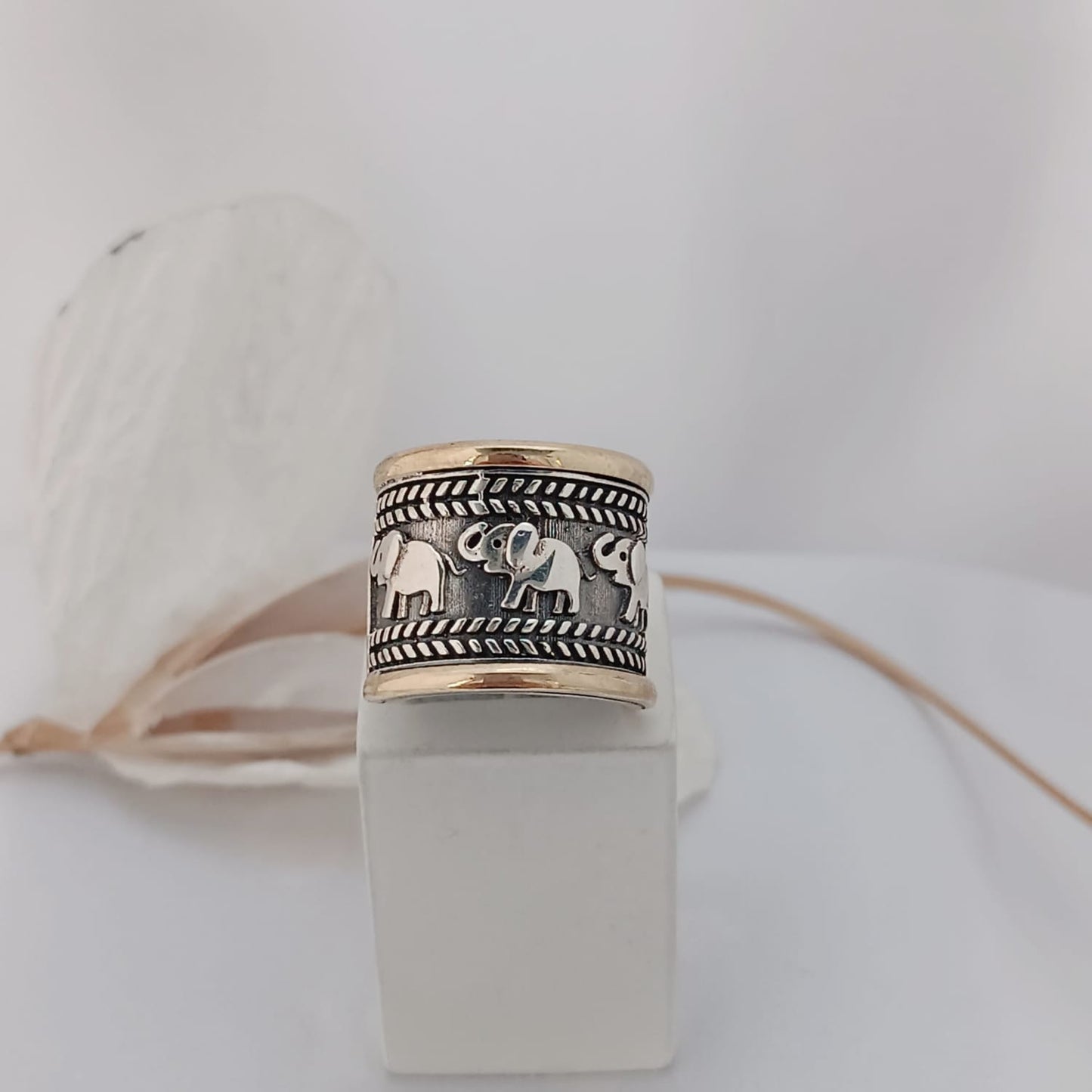 Anillo en Plata y Doublé