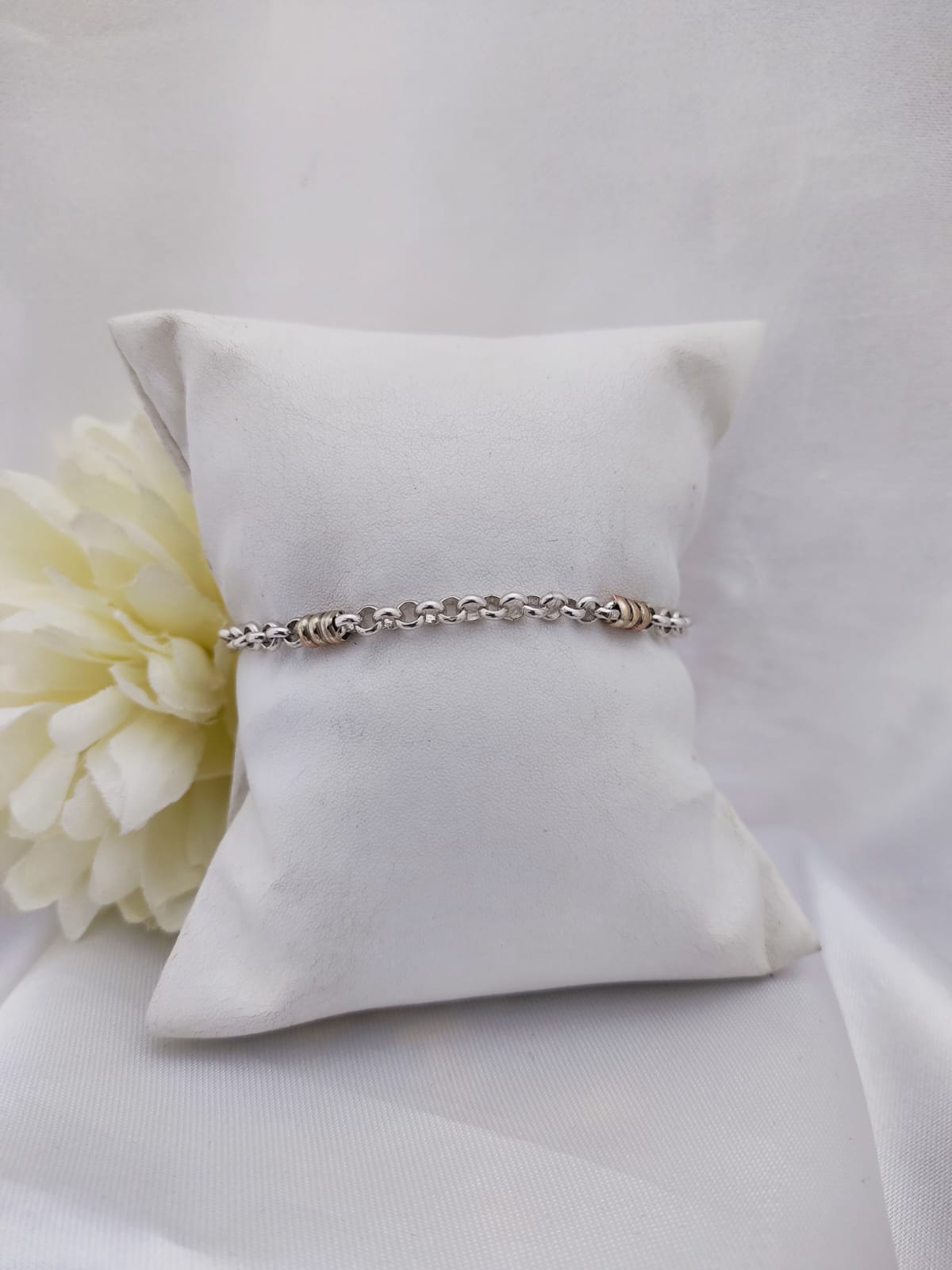 Pulsera Rolo con Oro