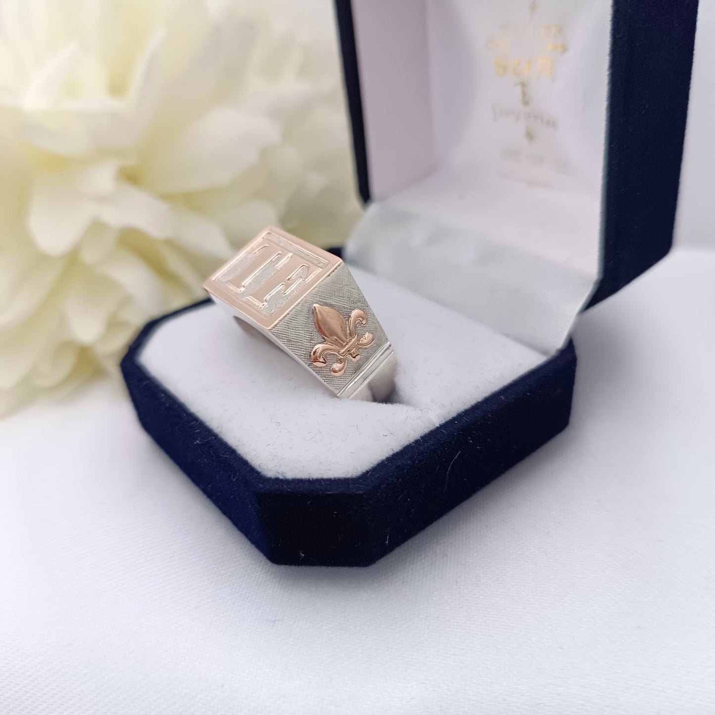 Anillo Iniciales Caballero