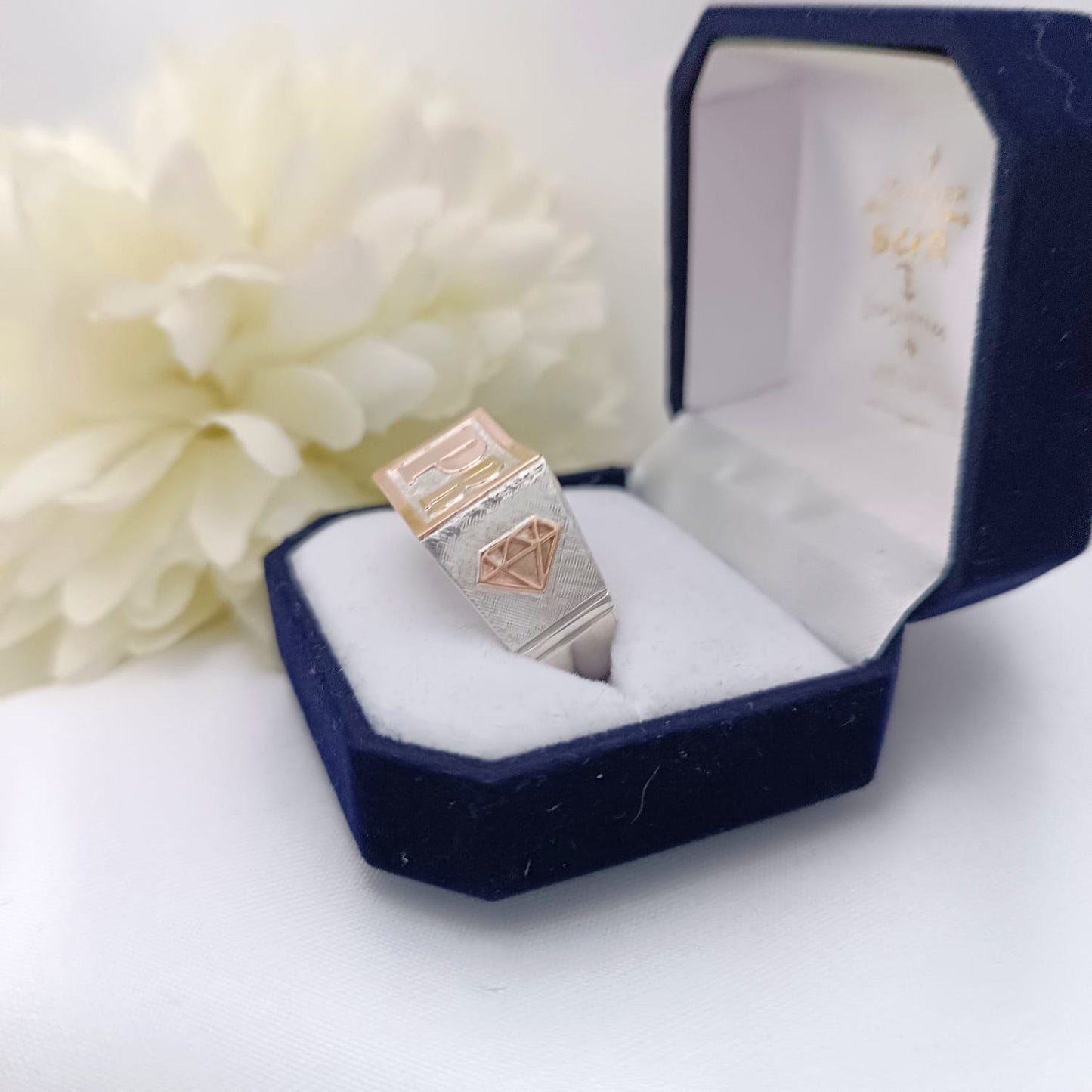 Anillo Iniciales Caballero