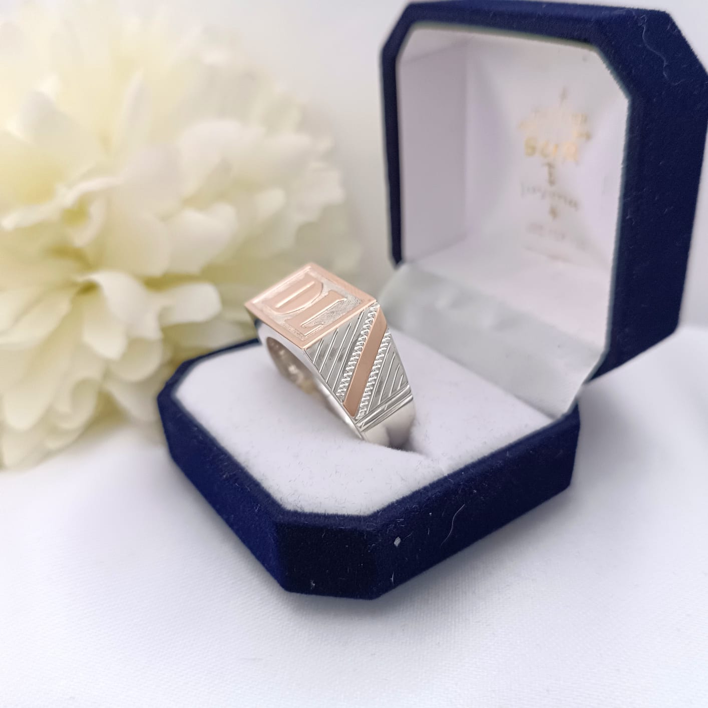 Anillo Iniciales Caballero