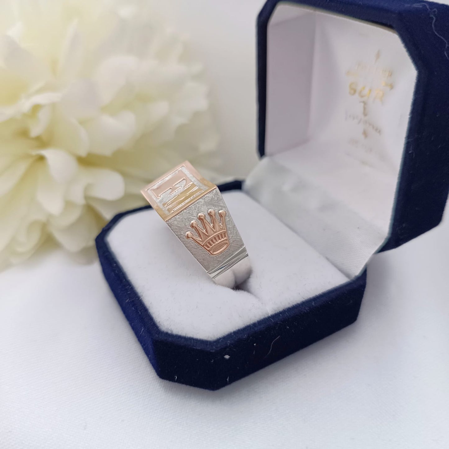 Anillo Iniciales Caballero