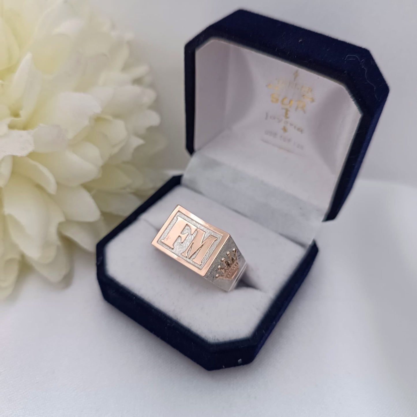 Anillo Iniciales Caballero
