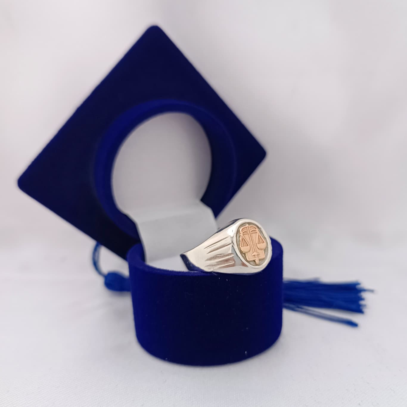 Anillos Profesión Abogacía Logo Clásico