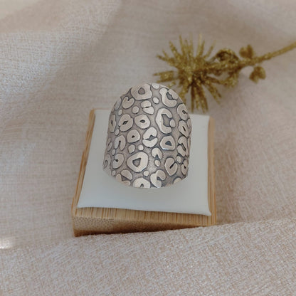 Anillos Texturado Animal Print