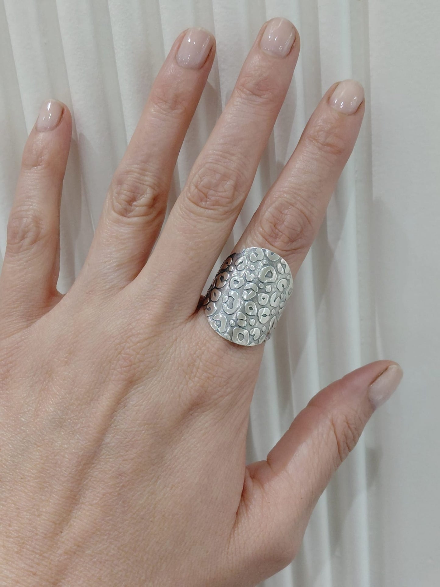 Anillos Texturado Animal Print