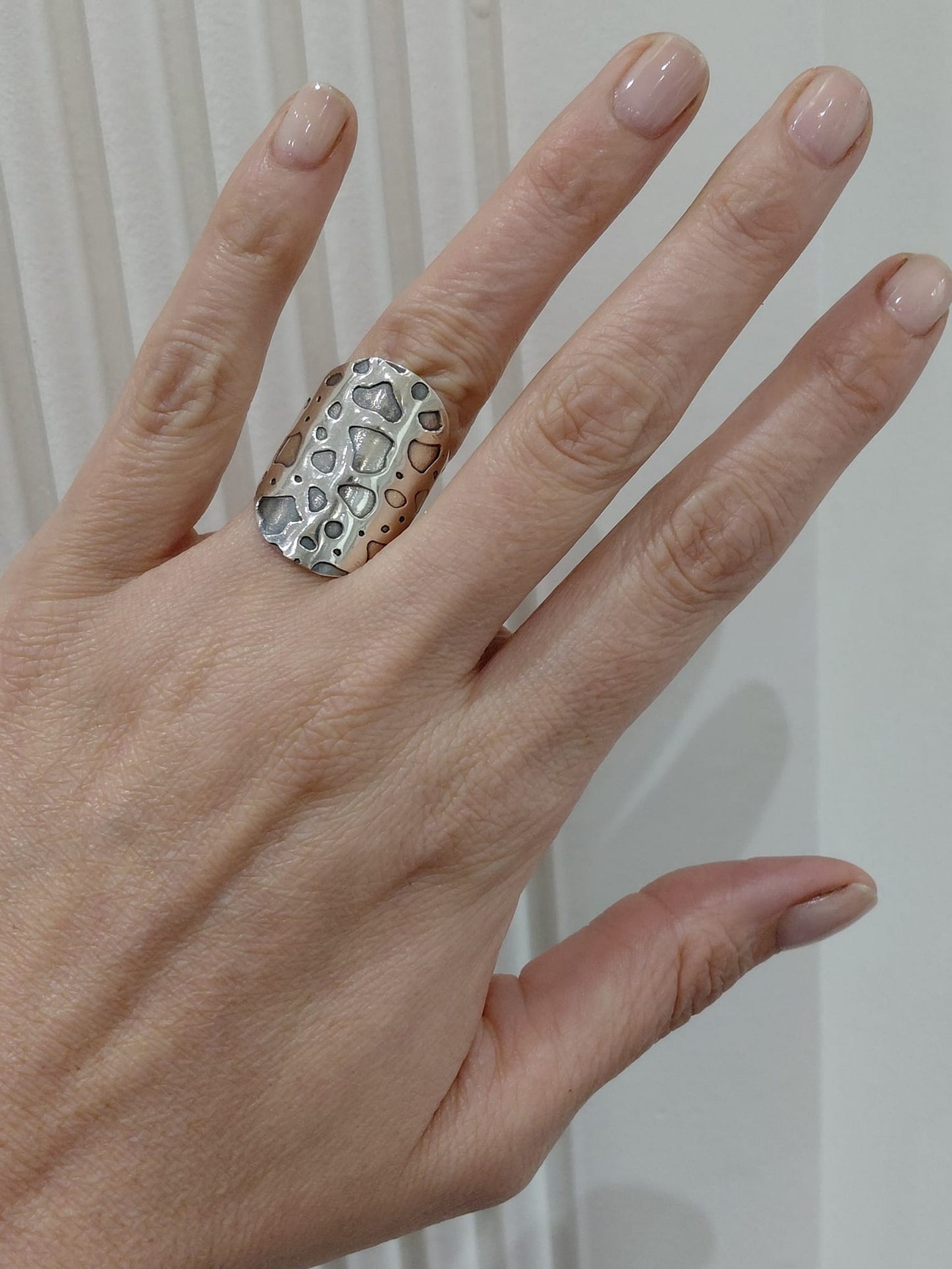 Anillos Texturado Animal Print