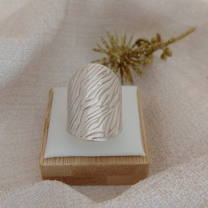 Anillos Texturado Animal Print