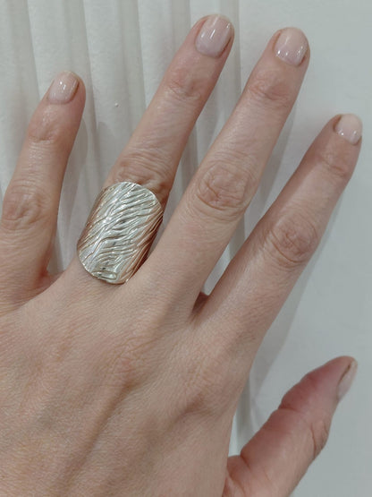 Anillos Texturado Animal Print