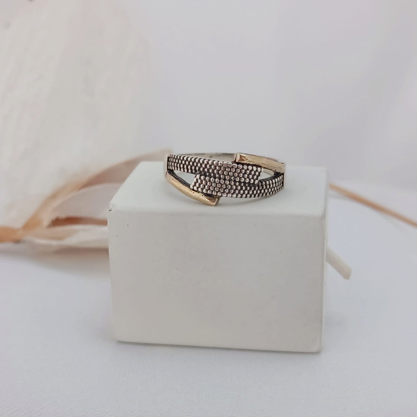 Anillo en Plata y Doublé