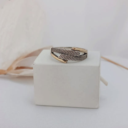 Anillo en Plata y Doublé