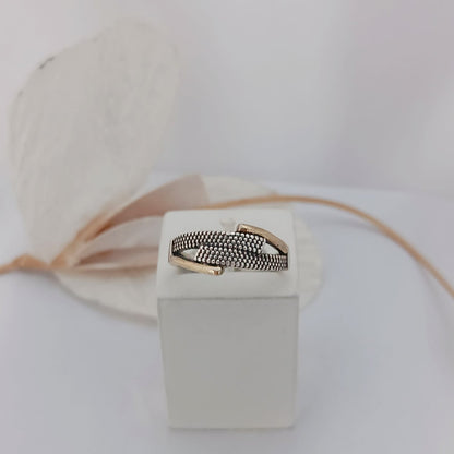 Anillo en Plata y Doublé