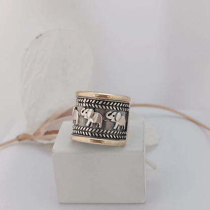 Anillo en Plata y Doublé