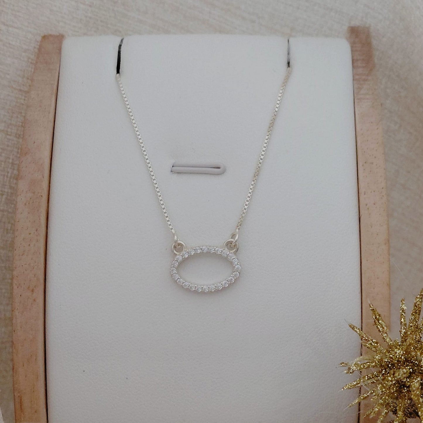 Conjunto de Cadena con Dije de Circonias