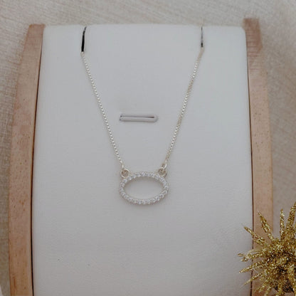 Conjunto de Cadena con Dije de Circonias