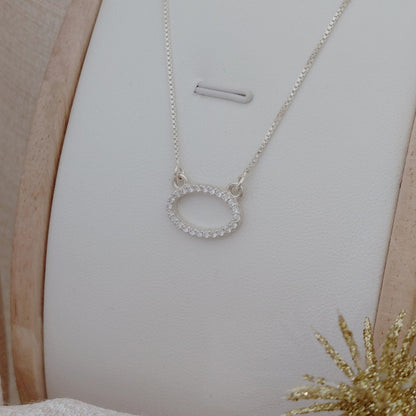 Conjunto de Cadena con Dije de Circonias