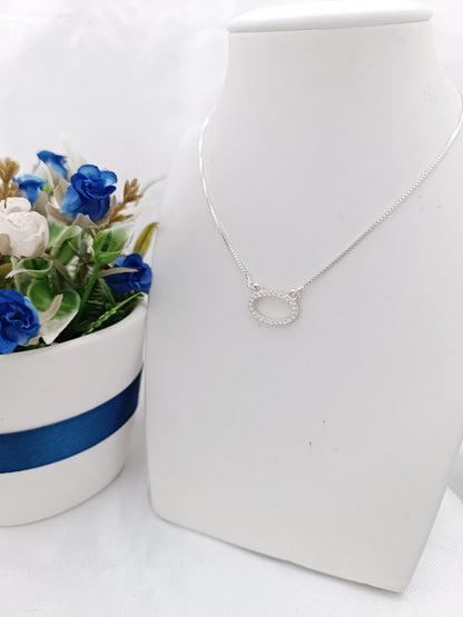 Conjunto de Cadena con Dije de Circonias