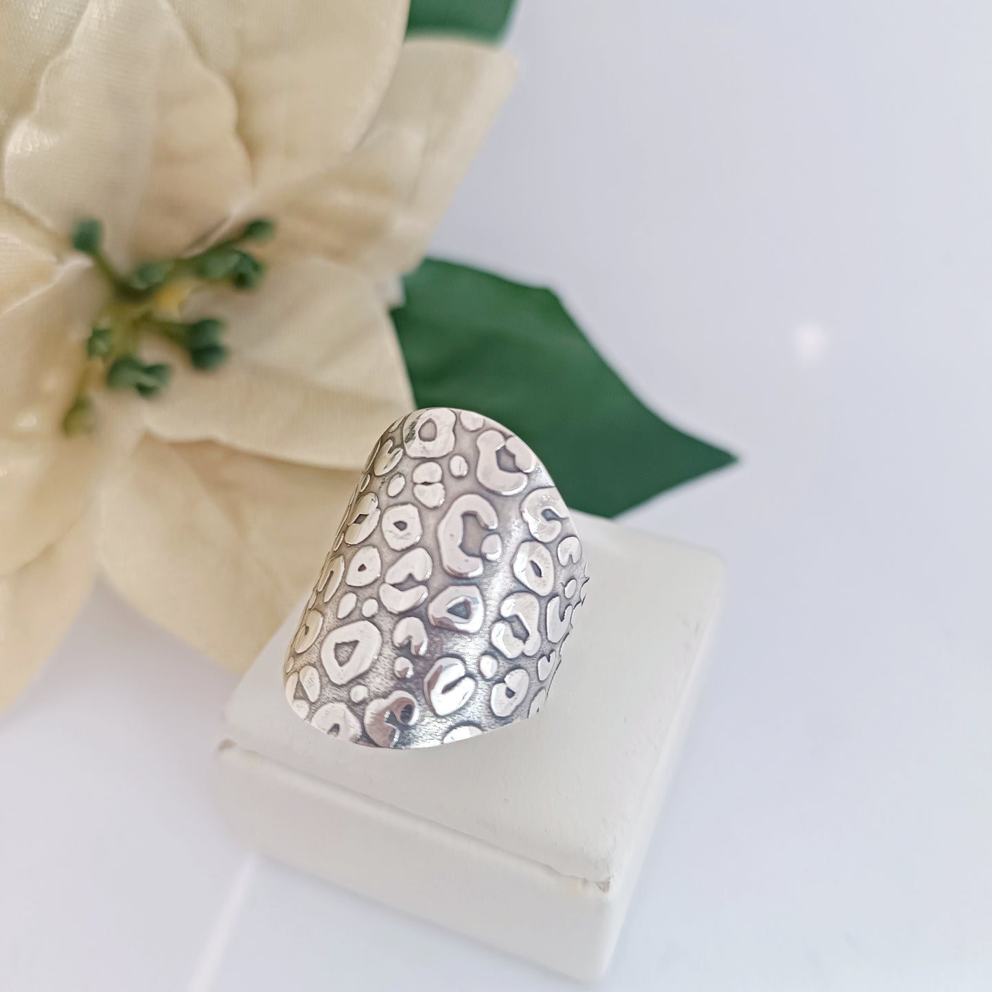 Anillos Texturado Animal Print