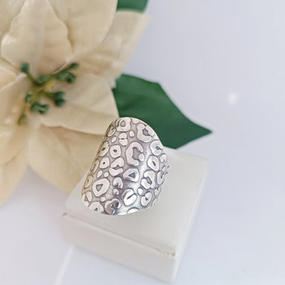 Anillos Texturado Animal Print