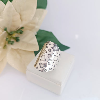 Anillos Texturado Animal Print
