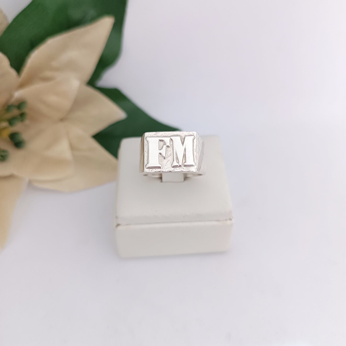 Anillos Iniciales Plata