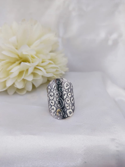Anillos Texturado Animal Print