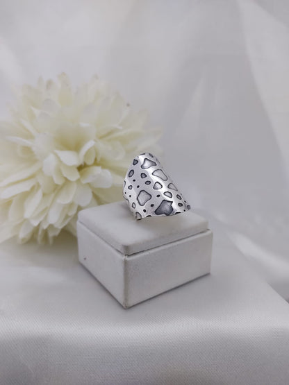 Anillos Texturado Animal Print