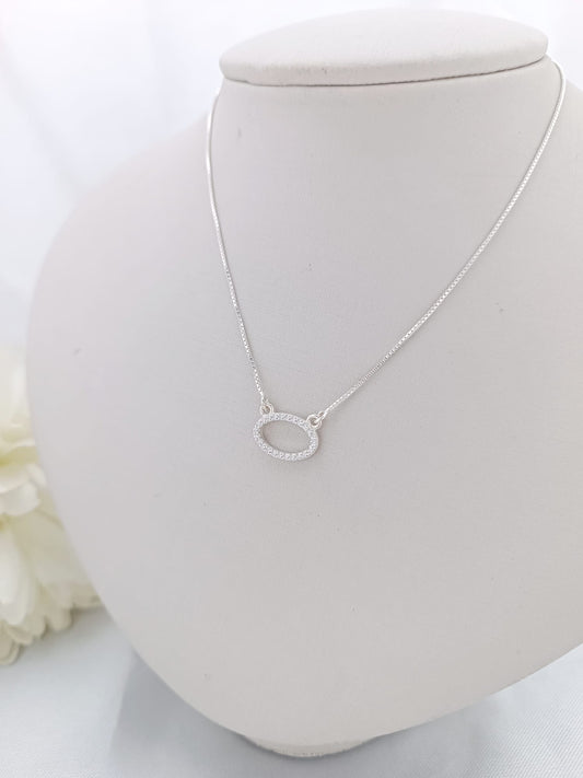 Conjunto de Cadena con Dije de Circonias