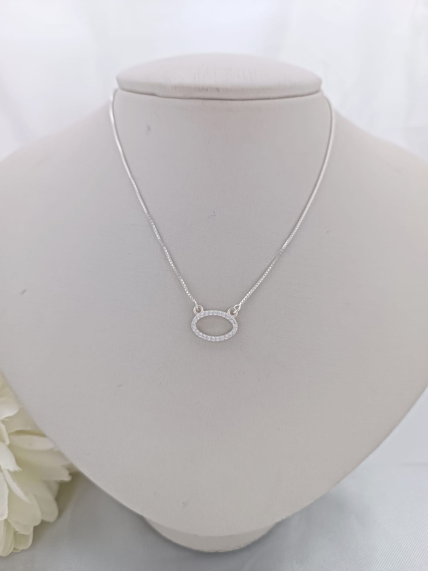 Conjunto de Cadena con Dije de Circonias