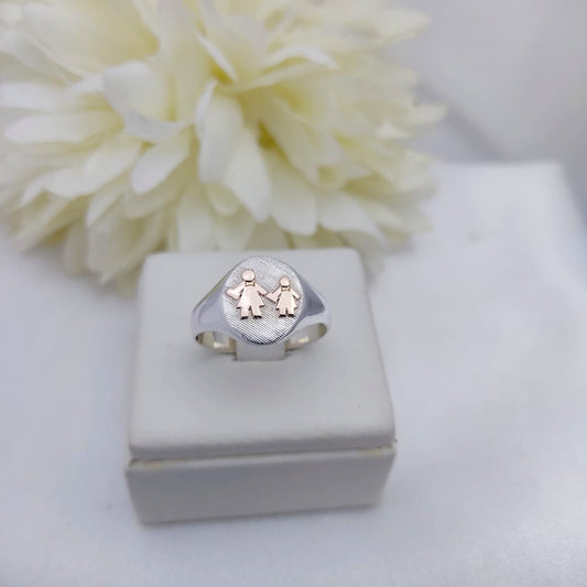 Anillos Profesión Maestra Preescolar