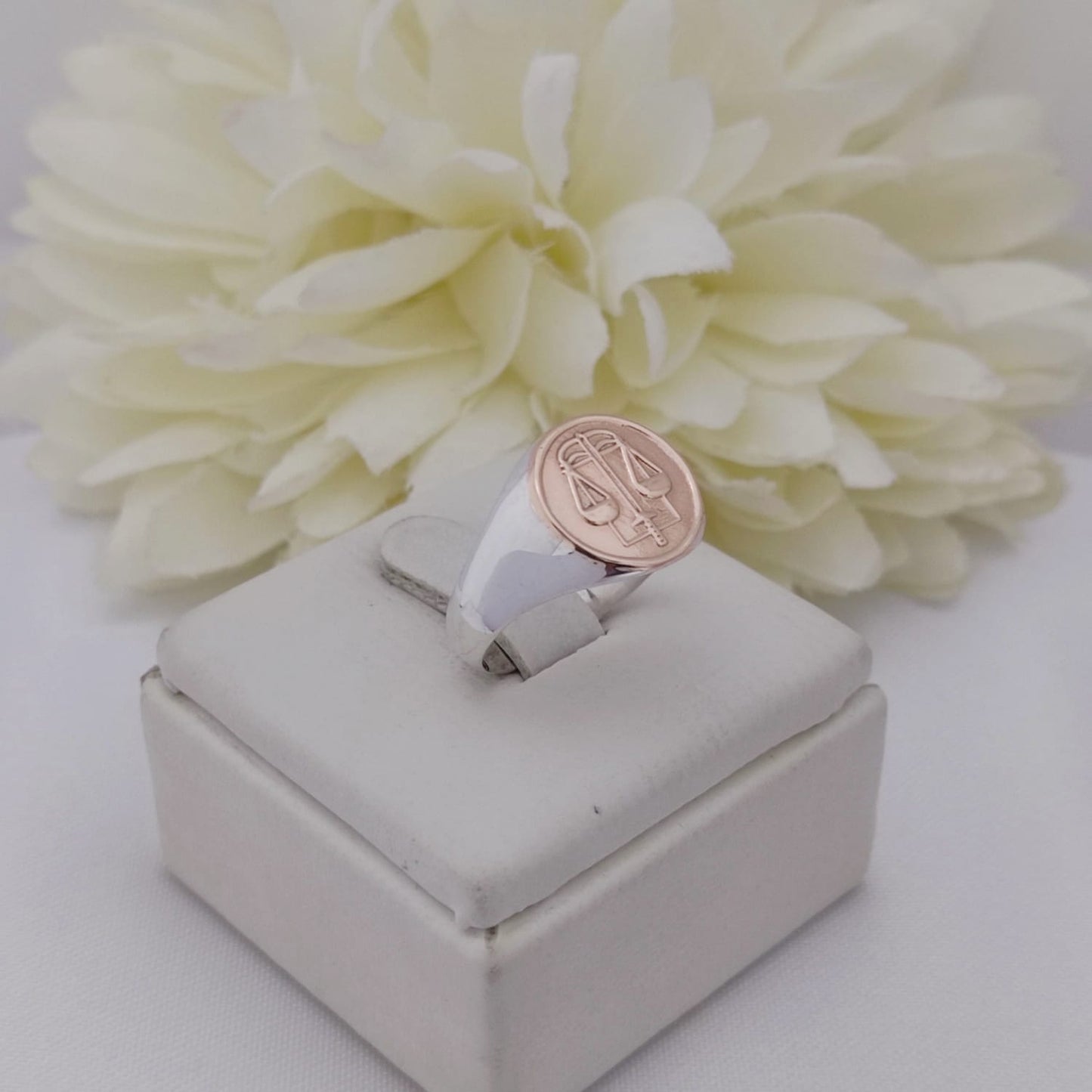 Anillos Profesión Abogacía Logo Clásico