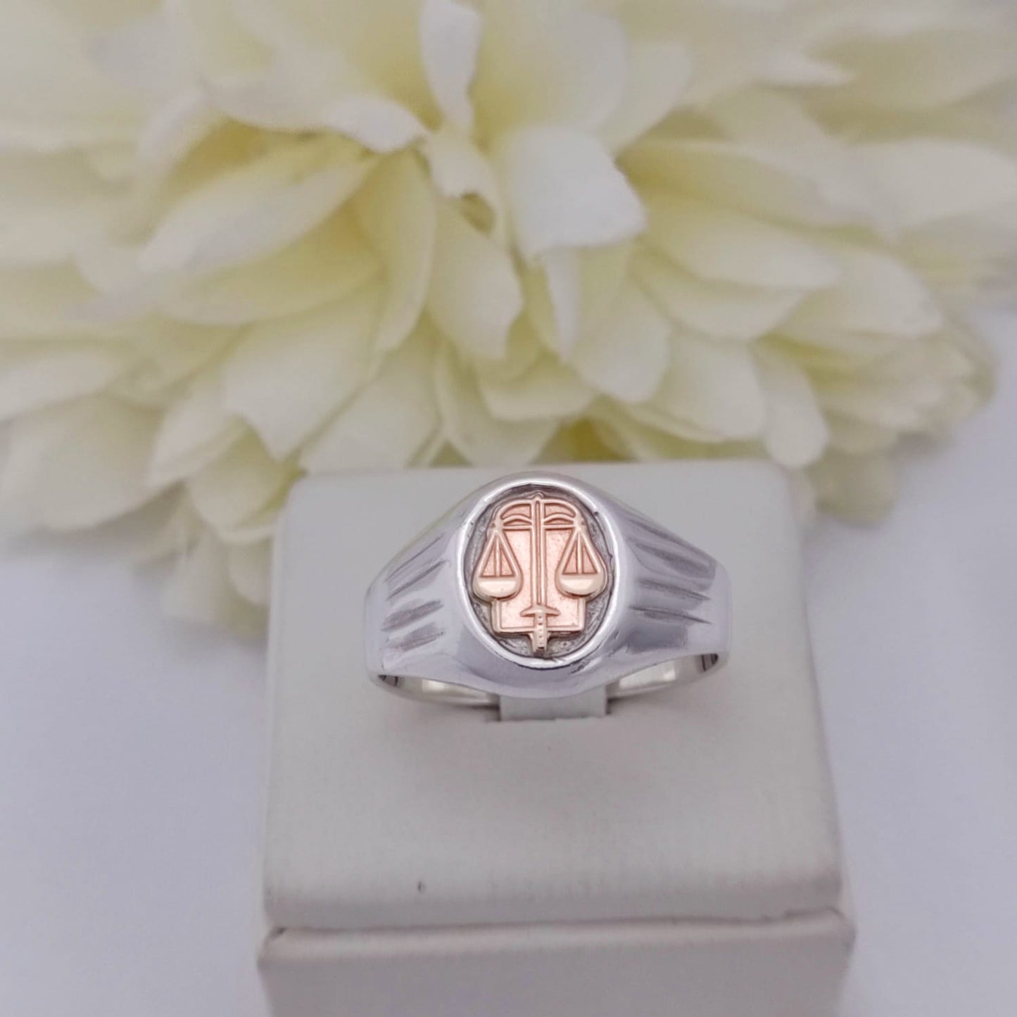 Anillos Profesión Abogacía Logo Clásico