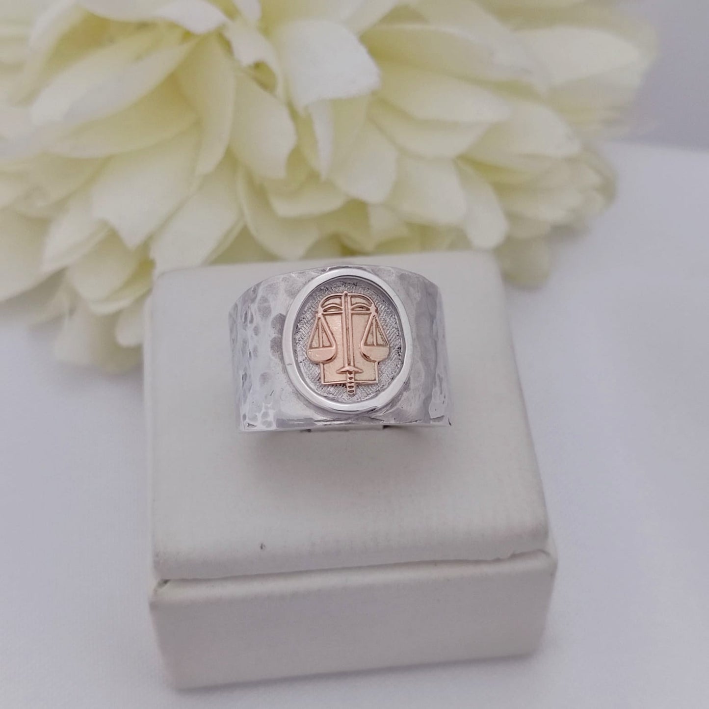 Anillos Profesión Abogacía Logo Clásico