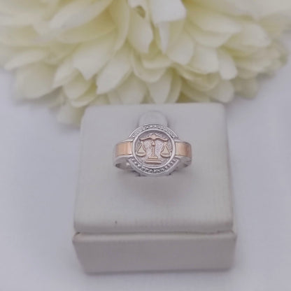 Anillos Profesión Abogacía Logo Moderno