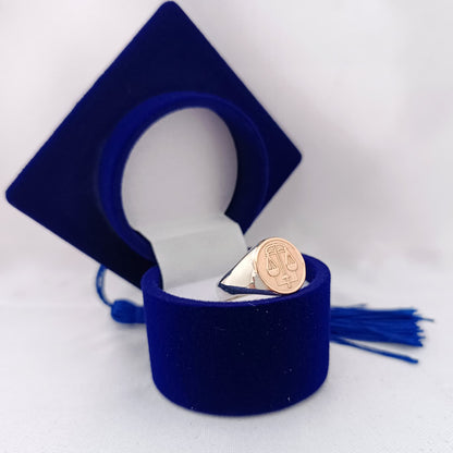 Anillos Profesión Abogacía Logo Clásico
