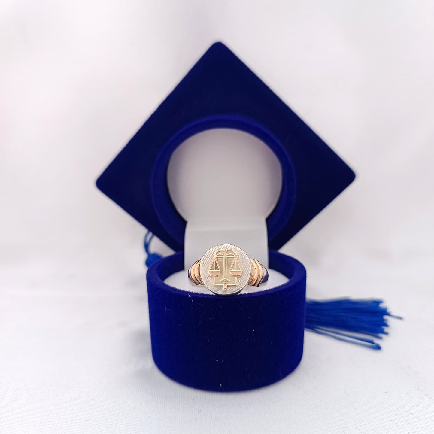 Anillos Profesión Abogacía Logo Clásico