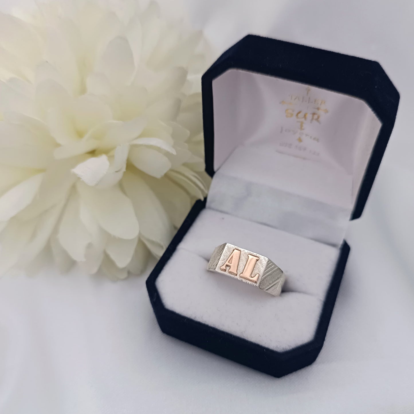 Anillo Iniciales Dama