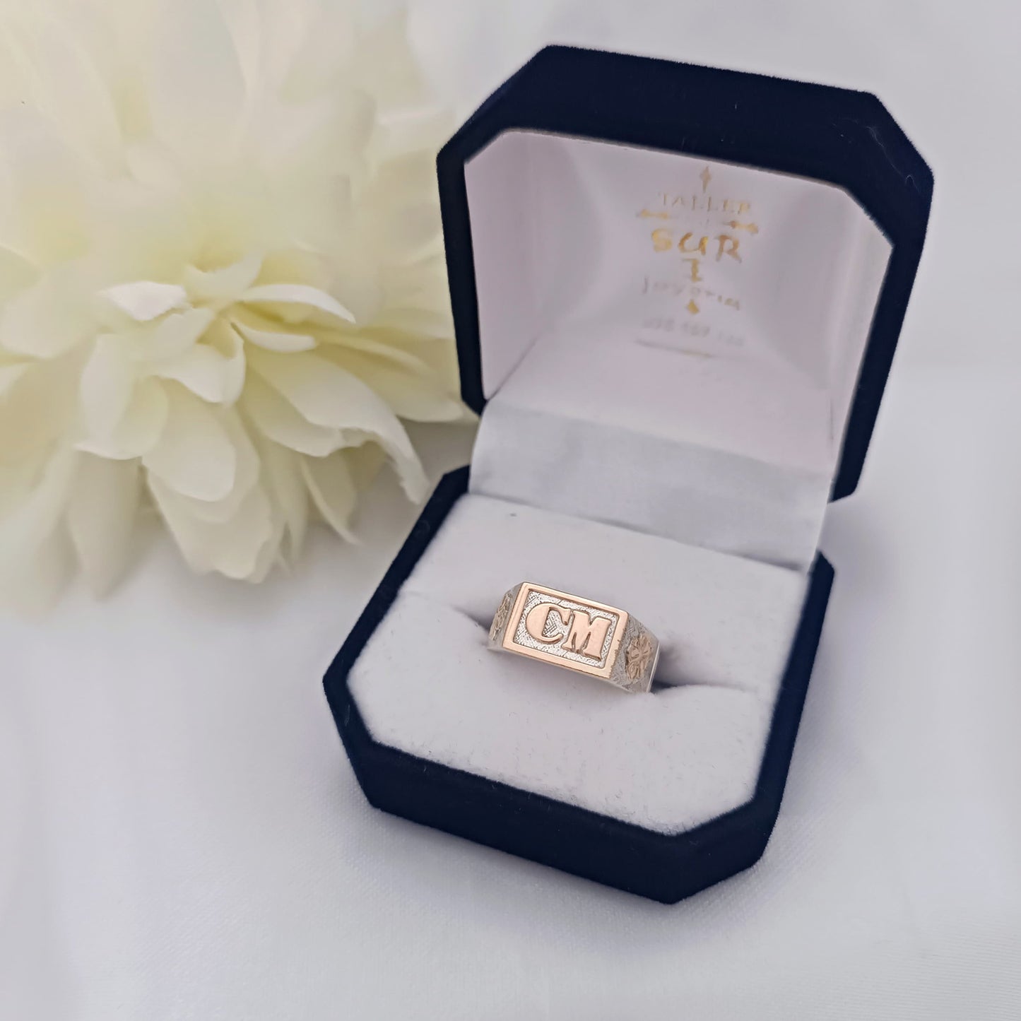 Anillo Iniciales Dama
