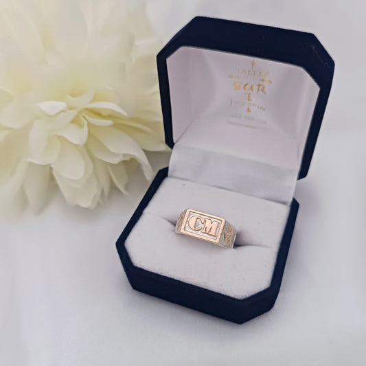 Anillo Iniciales Dama