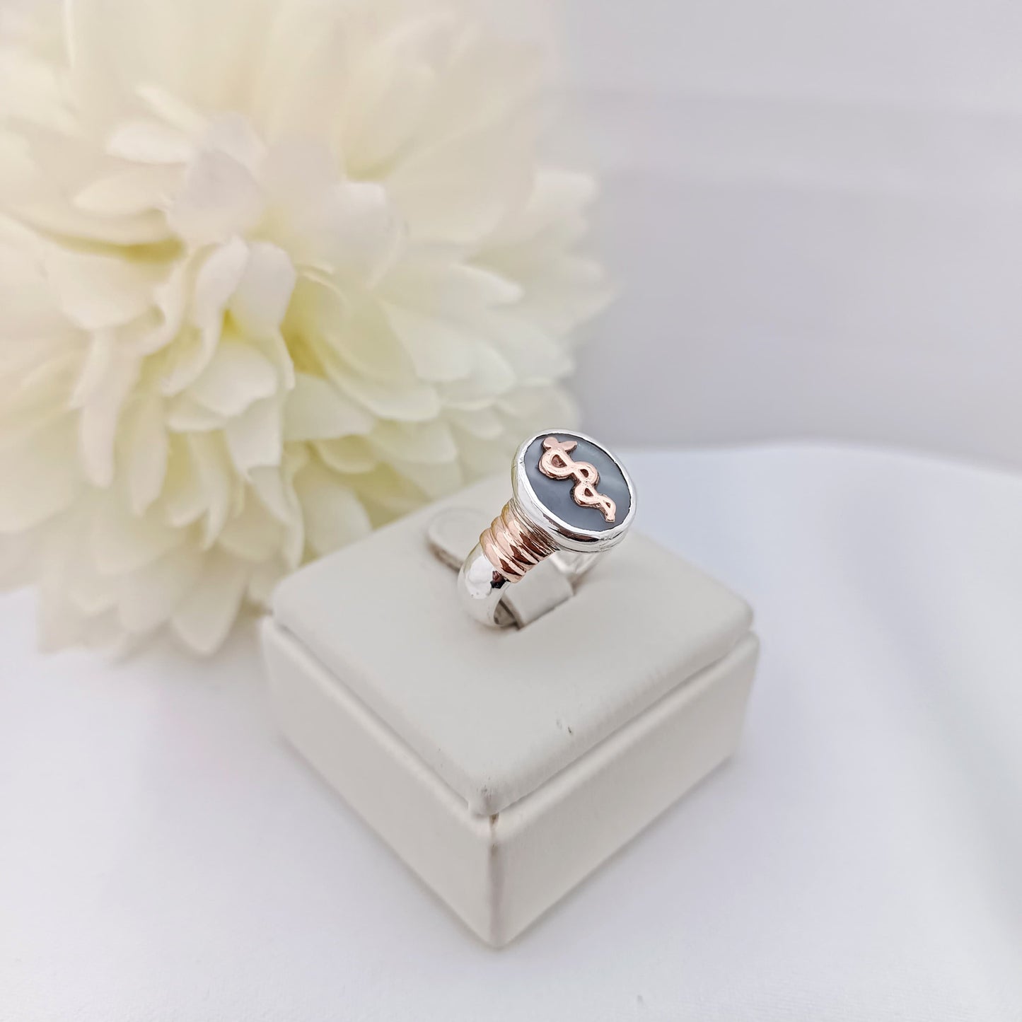 Anillos Profesión Medicina con Nácar