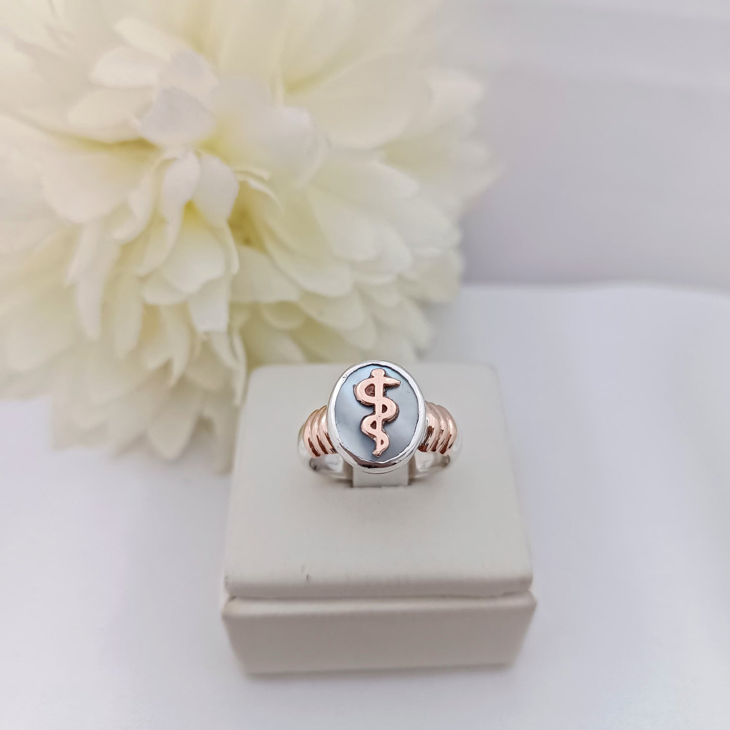 Anillos Profesión Medicina con Nácar