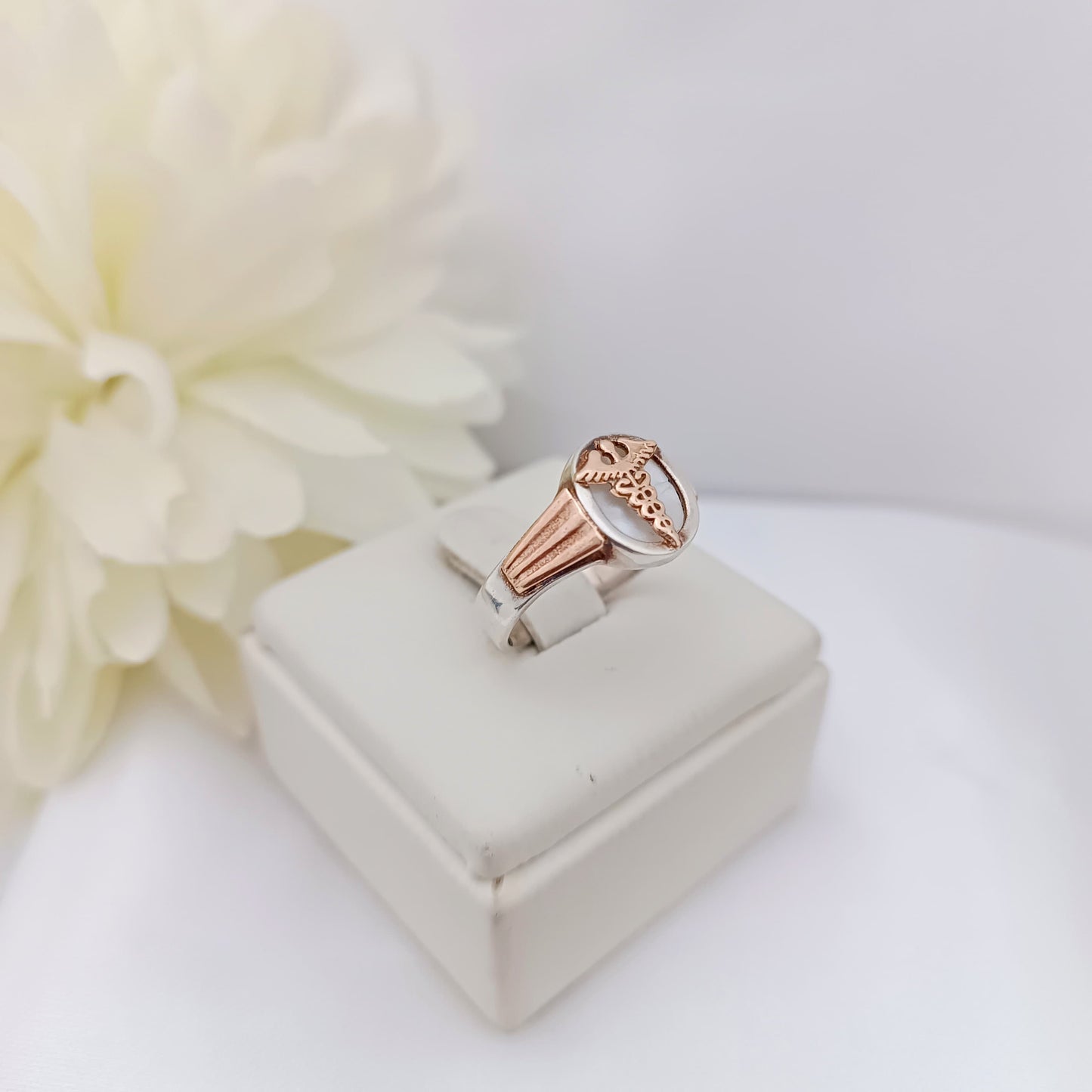 Anillos Profesión Medicina con Nácar