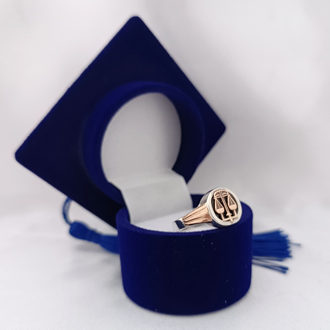 Anillos Profesión Abogacía Logo Clásico