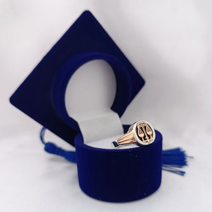 Anillos Profesión Abogacía Logo Clásico