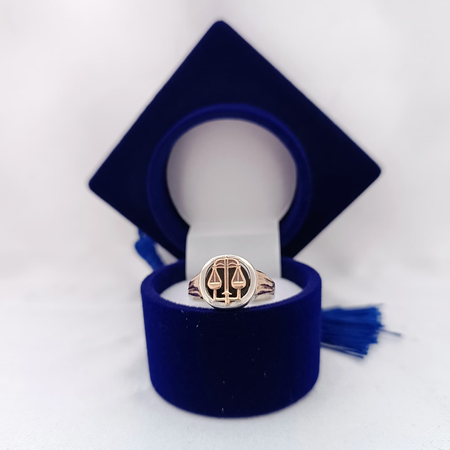 Anillos Profesión Abogacía Logo Clásico