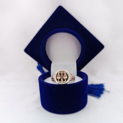 Anillos Profesión Abogacía Logo Clásico