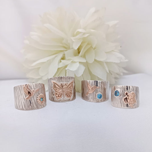 Anillos Texturados Primavera