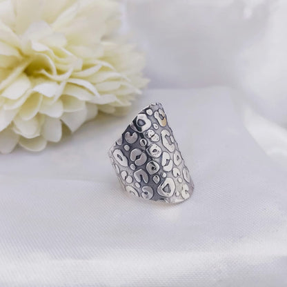 Anillos Texturado Animal Print