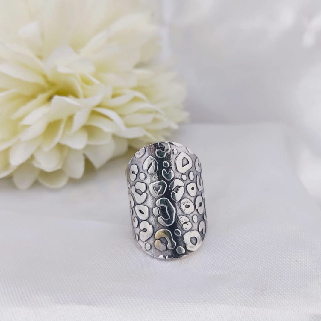 Anillos Texturado Animal Print
