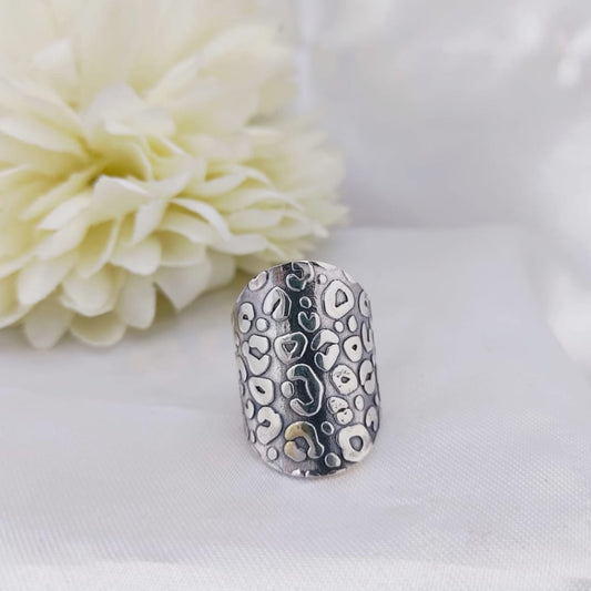 Anillos Texturado Animal Print